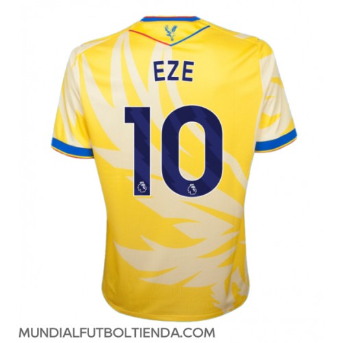 Camiseta Crystal Palace Eberechi Eze #10 Segunda Equipación Replica 2024-25 mangas cortas